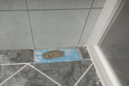 Lite inngrep i gulvet